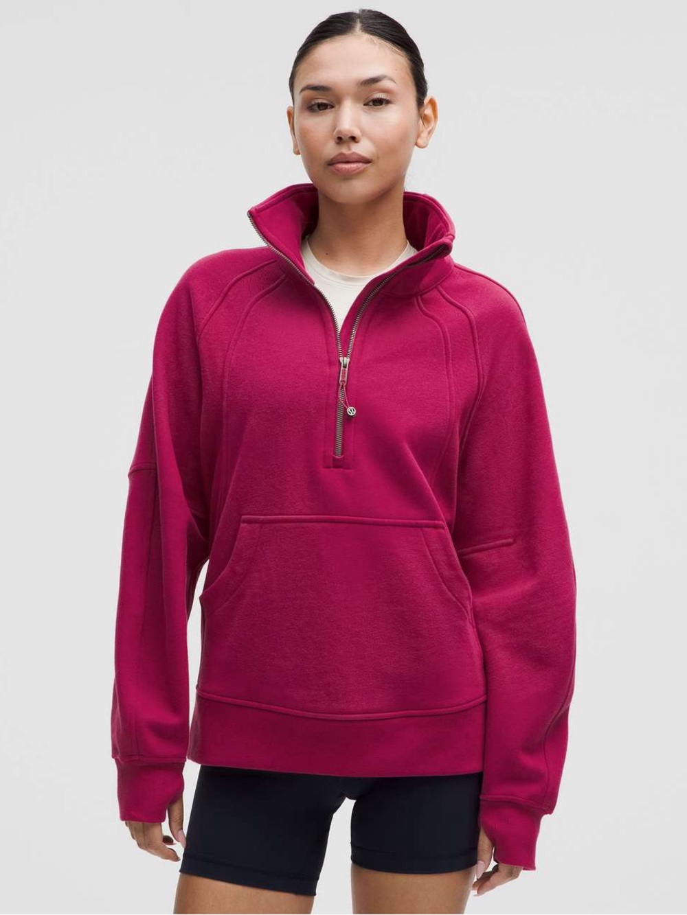 Lululemon Scuba Oversized Funnel-Neck Half Zip *Long XS Small